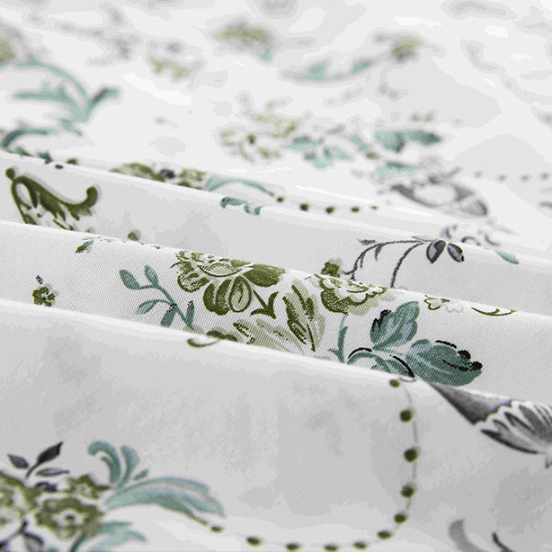 Botanical Vines Soft Cotton Duvet Cover Set