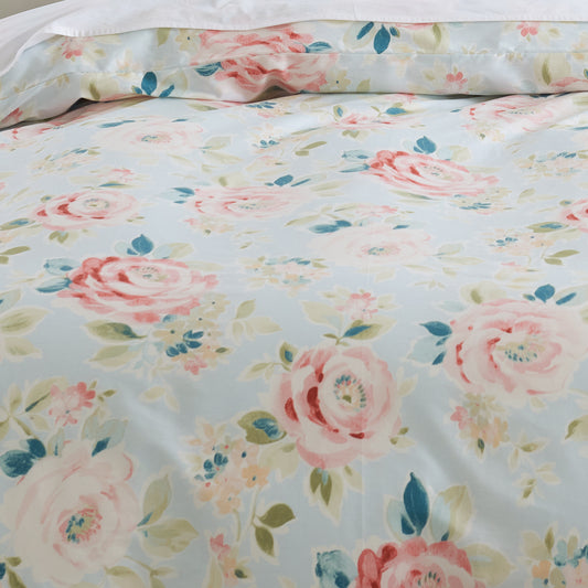 Rose Garden Soft Cotton Duvet Cover & Sham