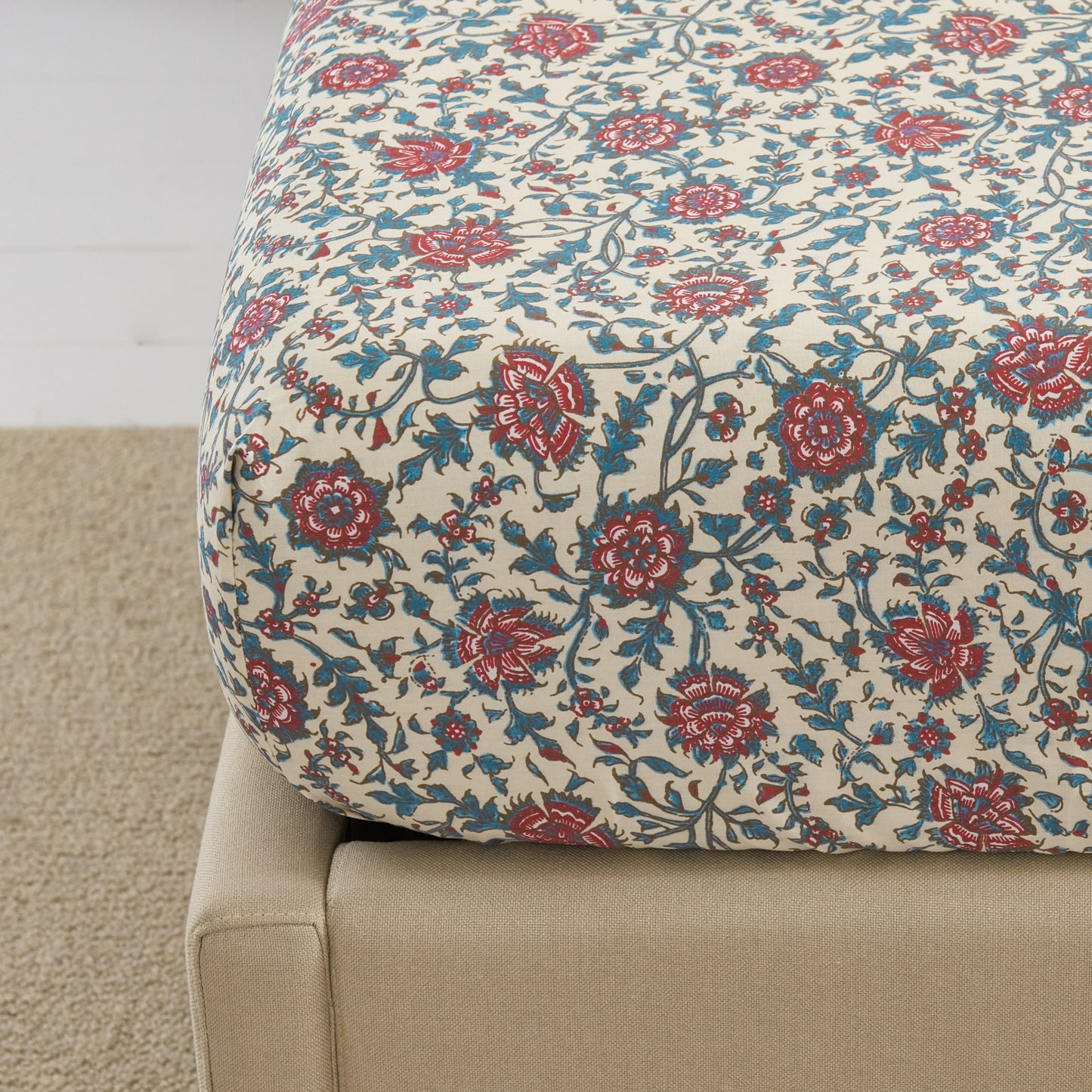 Country Rustic Floral Cotton Sheet Set