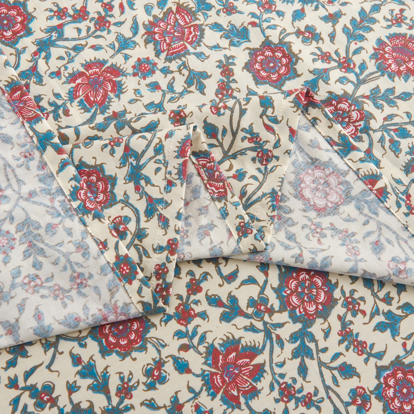 Country Rustic Floral Cotton Sheet Set